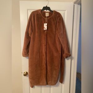 Lush faux coat
